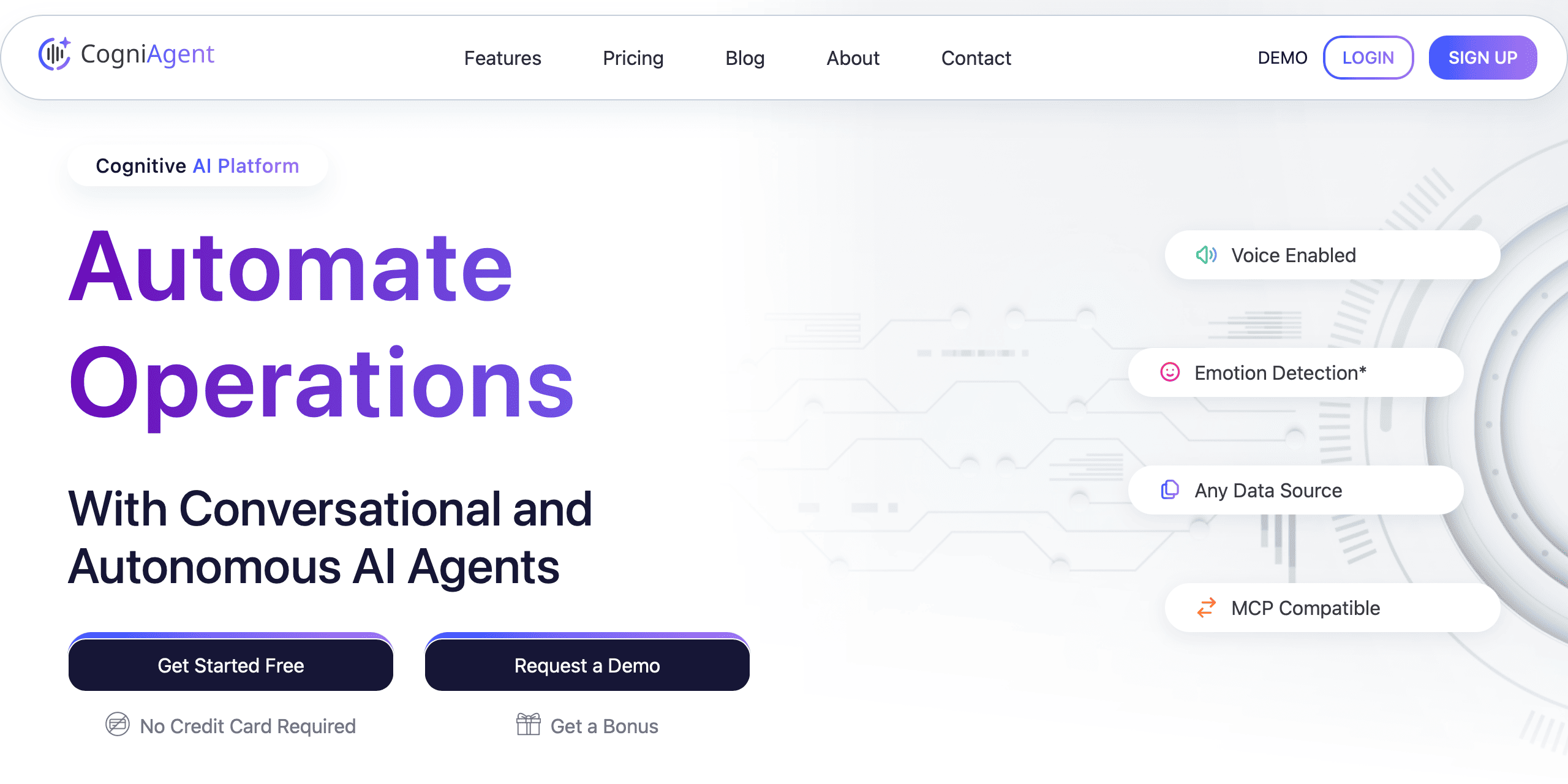 CogniAgent Healthcare Conversational AI