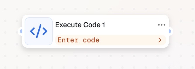 Execute Code Node Execute Code Node