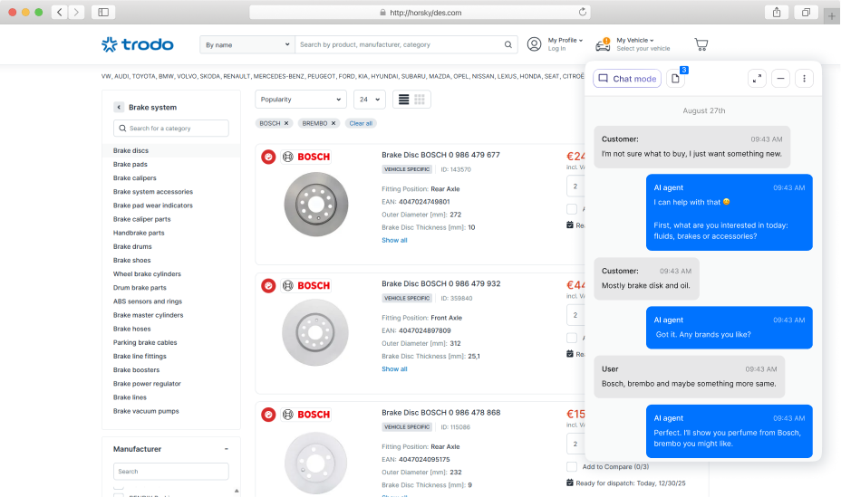 Automated Support for Auto Parts Shoppers-image