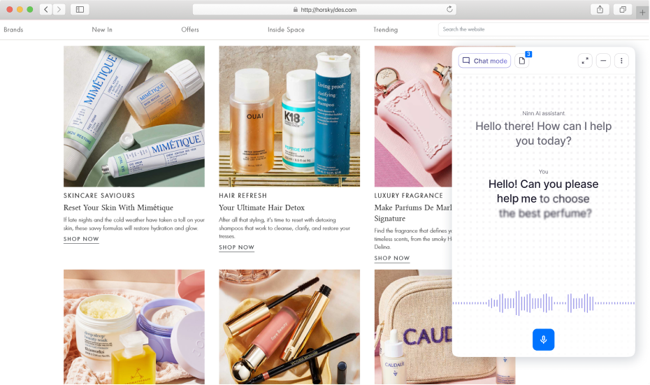 Automated Support for Beauty Shoppers-image