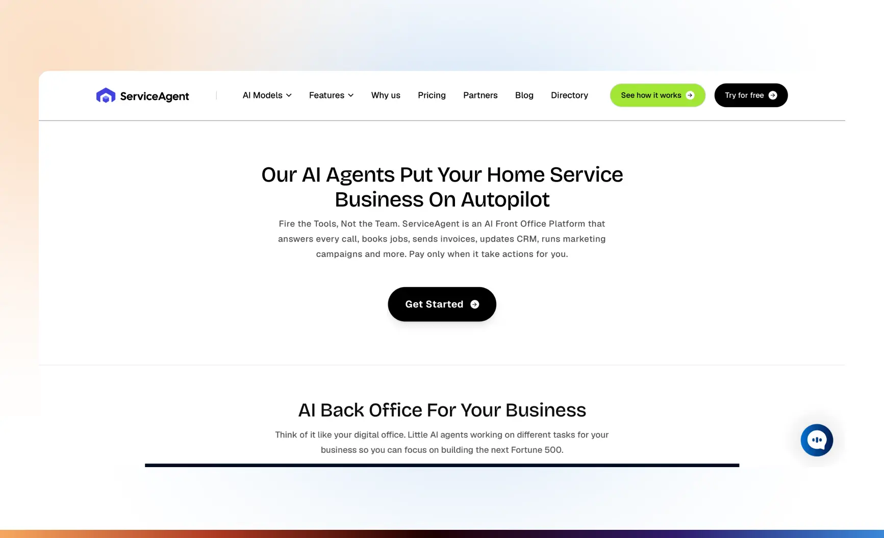 ServiceAgent Recepcionist for Cleaning Companies ServiceAgent Recepcionist for Cleaning Companies